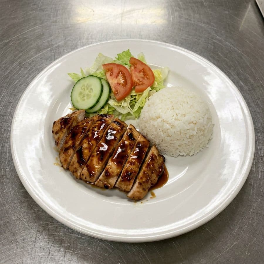 2R. Chicken Teriyaki and Vegetables / Cơm gà Teriyaki