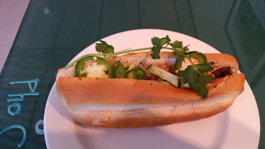 2F. Grilled Pork Sandwich / Bánh mì thịt heo nướng