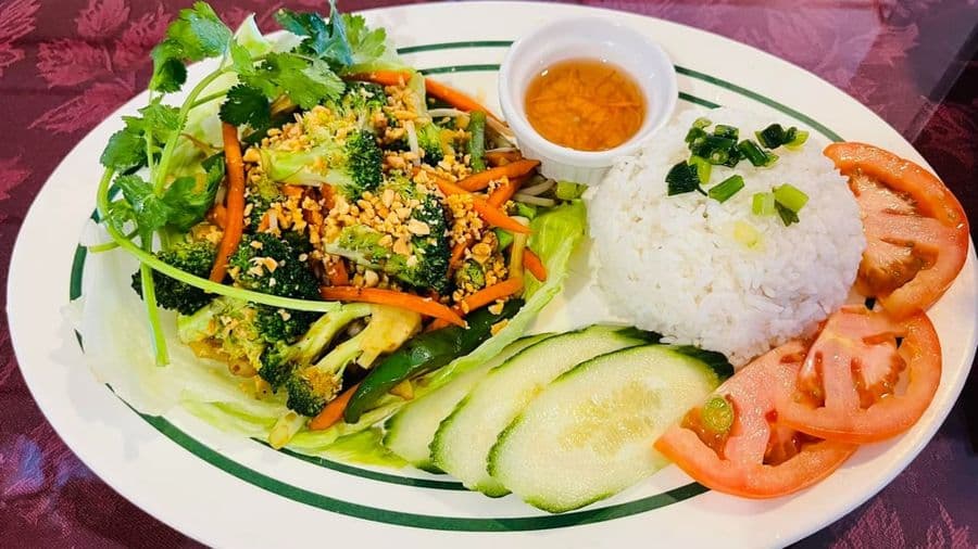 3C. Vegetarian Delight / Cơm rau xào